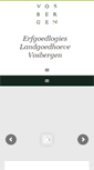 Mobile Screenshot of landgoedhoevevosbergen.nl